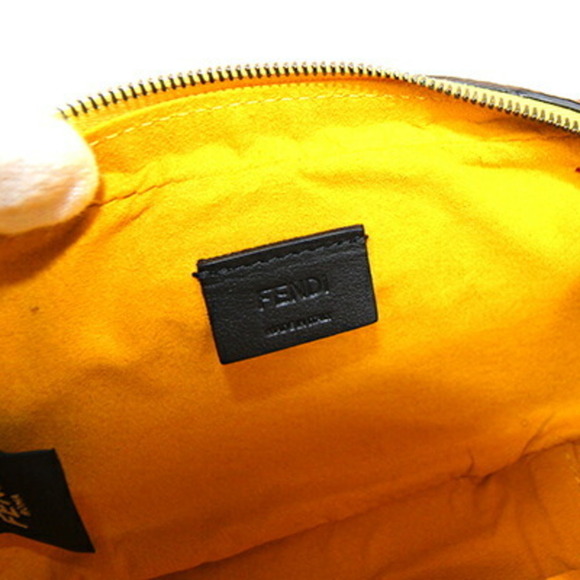 FENDI Red Leather Pochette Shoulder Bag - Picture 5 of 6